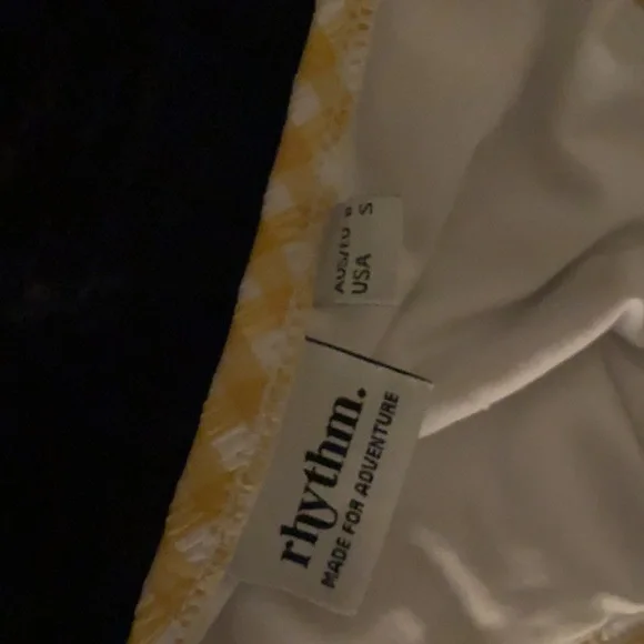 Rhythm white and yellow checkered bikini - Picture 4 of 4